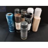COLLECTION OF RUBBER BATON ROUNDS AND CASES