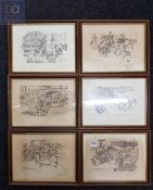 SIX OLD SIGNED LOCAL PICTURES BY R.D.BEATTIE
