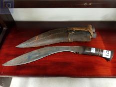 OLD GURKA KNIFE SET WITH ORIGINAL SHEATH