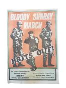 REPUBLICAN POSTER - BLOODY SUNDAY MARCH