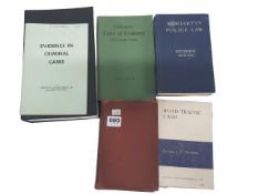 QUANTITY OF ROYAL ULSTER CONSTABULARY AND OTHER BOOKS