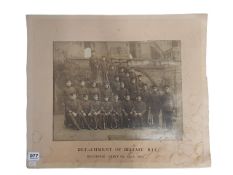 PHOTOGRAPH ROYAL IRISH CONSTABULARY - DETACHMENT OF R.I.C HOLYROOD ABBEY 21ST MARCH 1921