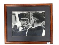 FRAMED REPUBLICAN PHOTOGRAPH - RUC CONFRONTATION