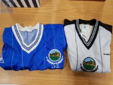 2 OLD LINFIELD FC FOOTBALL SHIRTS