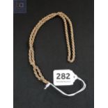 9 CARAT GOLD ROPE CHAIN 8.2G