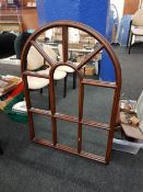 LARGE ARCH SHAPED MIRROR