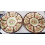PAIR OF VICTORIAN PLATES