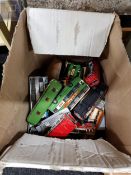 BOX LOT OF WHITE METAL BUSES FOR SPARES AND REPAIRS