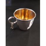 SILVER CHRISTENING CUP
