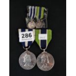 PAIR OF MEDALS AND MINIATURES - DENNIS W. HUMPHREY, ASST.COMMR NORTHERN RHODESIA POLICE MEDAL