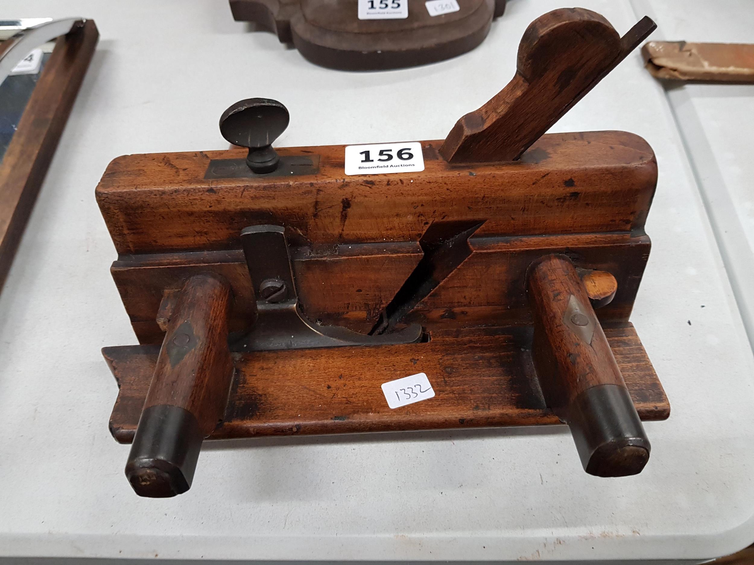 ANTIQUE WOODEN FILLISTER PLANE BY A MATHIESON & SON, GLASGOW & EDINBURGH