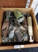 BOX OF WORLD WAR 2 RELICS