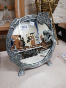 ART NOUVEAU STYLE DRESSING TABLE MIRROR