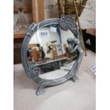 ART NOUVEAU STYLE DRESSING TABLE MIRROR