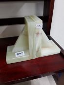 ART DECO MARBLE BOOKENDS