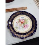 ANTIQUE HAND PAINTED HAMMERSLEY PLATE