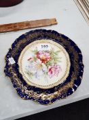 ANTIQUE HAND PAINTED HAMMERSLEY PLATE