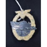 THIRD REICH EBOAT BADGE - ROUDOLF SOUVAL MAKERS MARK