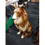 LARGE LIFE SIZE MID CENTURY 'LASSIE' DOG