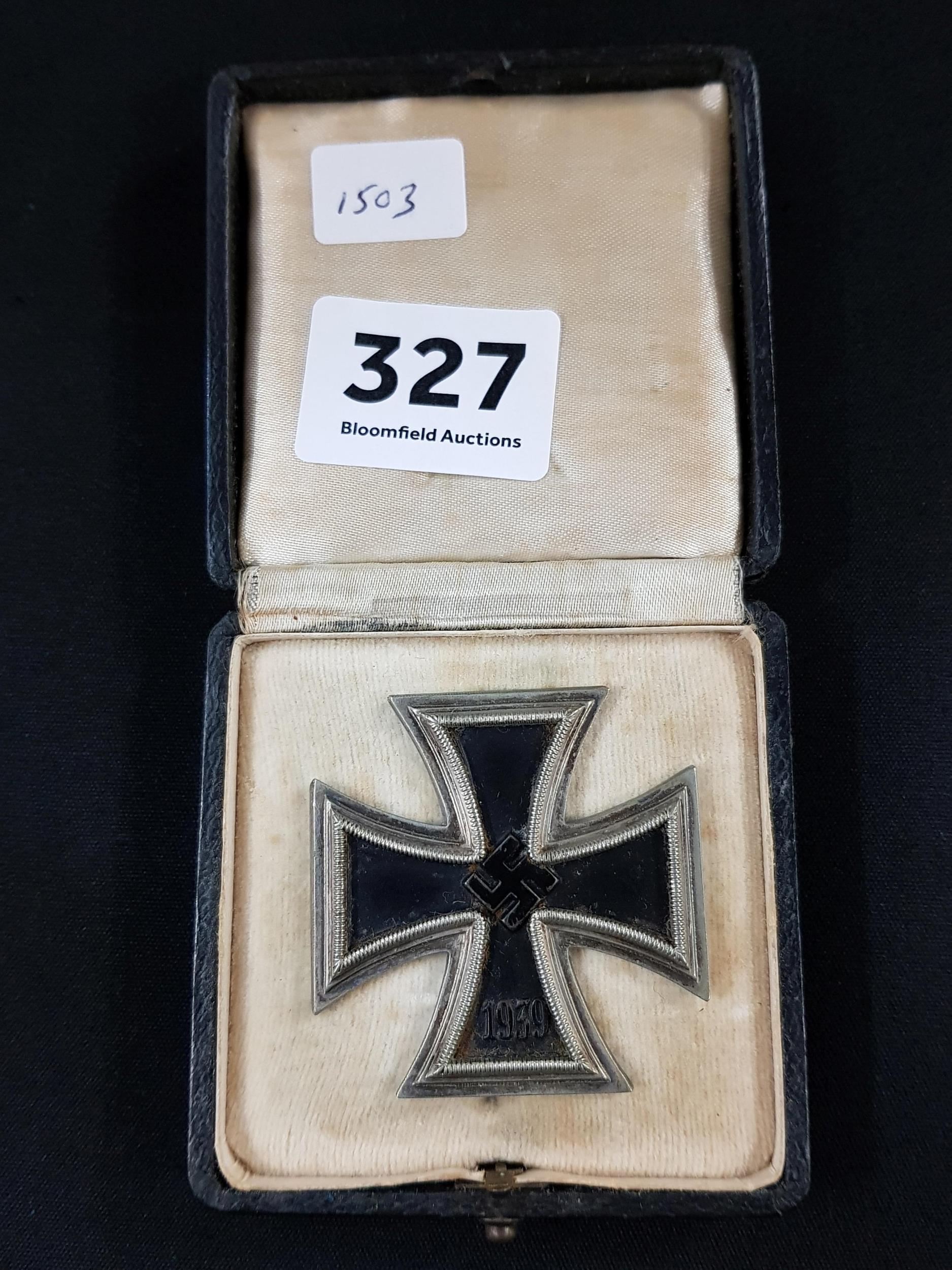 THIRD REICH BOXED PINBACK IRON CROSS 1ST CLASS MEDAL