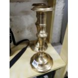 PAIR OF BRASS CANDLESTICKS