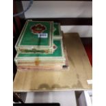 CORONATION BOOK, STAMP ALBUM & CIGAR BOXES