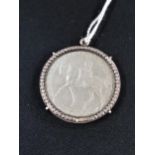 SILVER MOUNTED COIN