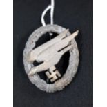 THIRD REICH PARATROOPER BADGE - ASSMANN MAKERS MARK