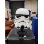 MASTER REPLICAS STAR WARS A NEW HOPE STORMTROOPER HELMET LIMITED EDITION BOXED
