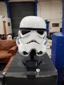 MASTER REPLICAS STAR WARS A NEW HOPE STORMTROOPER HELMET LIMITED EDITION BOXED