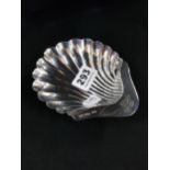 ANTIQUE SILVER SHELL DISH 59.4G