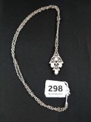 SILVER PENDANT ON CHAIN
