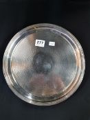 MILITARY SILVER PLATED SALVER