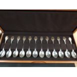 CASED SILVER SPOONS