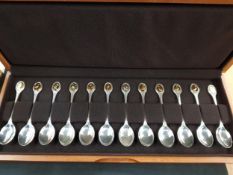CASED SILVER SPOONS