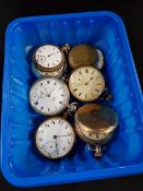 COLLECTION OF OLD POCKET WATCHES FOR REPAIR