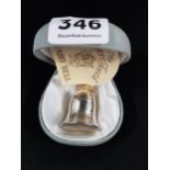 HALLMARKED SILVER FAIRY BELL TOOTH/PILL BOX