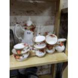 ROYAL ALBERT COUNTRY ROSE TEASET