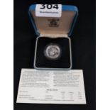 SILVER PROOF BOXED £1 COIN SET
