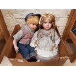 2 DOLL FIGURES