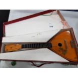 OLD VINTAGE CHILDRENS BOXED BALALAIKA