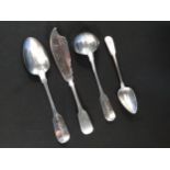 4 ITEMS OF ANTIQUE IRISH SILVER - M.WEST 97G