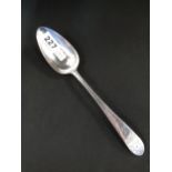 LARGE IRISH SILVER SERVING SPOON 75G