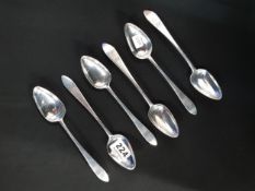 SET OF 6 DESSERT SPOONS CORK 1790 171 GRAMS