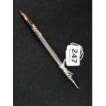 ANTIQUE COMBINATION SILVER DIPPER & PENCIL