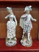 PAIR OF ANTIQUE GERMAN FIGURES