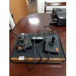ATARI 2600 CONSOLE, CONTROLLER AND STAR WARS GAME A/F