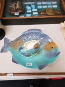 SHORTER & SONS FISH PLATE AND SAUCE BOAT