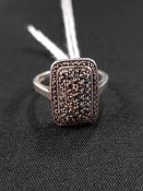 MARCASITE SILVER RING