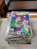 LARGE COLLECTION OF MOSTLY G.I. JOE COMICS